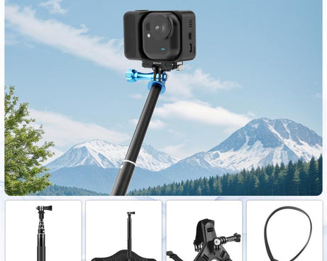 For Insta360 GO Ultra PULUZ Magnetic Aluminum Alloy Quick Release Base Mount