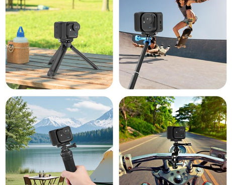 For Insta360 GO Ultra PULUZ Magnetic Aluminum Alloy Quick Release Base Mount
