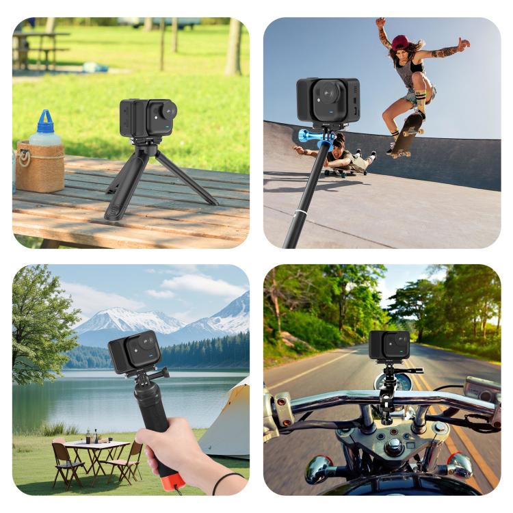 For Insta360 GO Ultra PULUZ Magnetic Aluminum Alloy Quick Release Base Mount