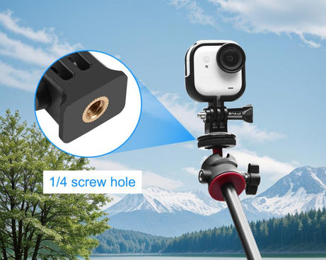 For Insta360 GO Ultra PULUZ PC Plastic Frame Adapter Base Mount, Plastic Frame