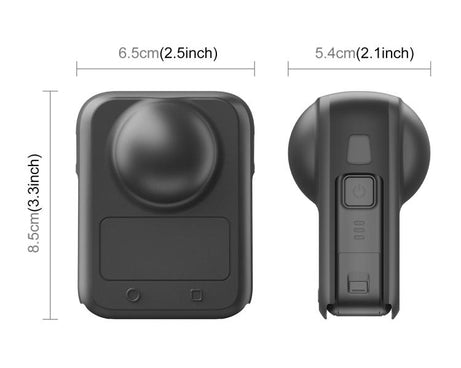 For DJI Osmo 360 STARTRC Camera All-in-one Body Lens Silicone Cover