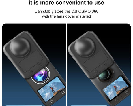 For DJI Osmo 360 STARTRC Camera All-in-one Body Lens Silicone Cover