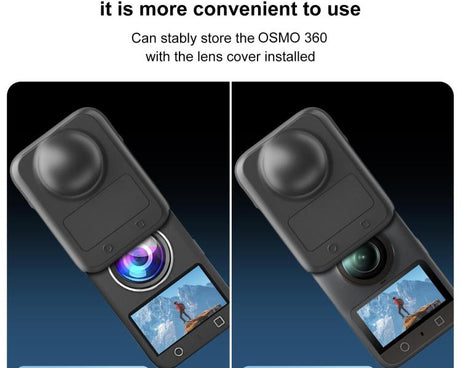 For DJI Osmo 360 STARTRC Camera All-in-one Body Lens Silicone Cover, Body Lens Silicone Cover