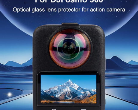 For DJI Osmo 360 PULUZ Optical Tempered Glass Cover Protective Lens Guard