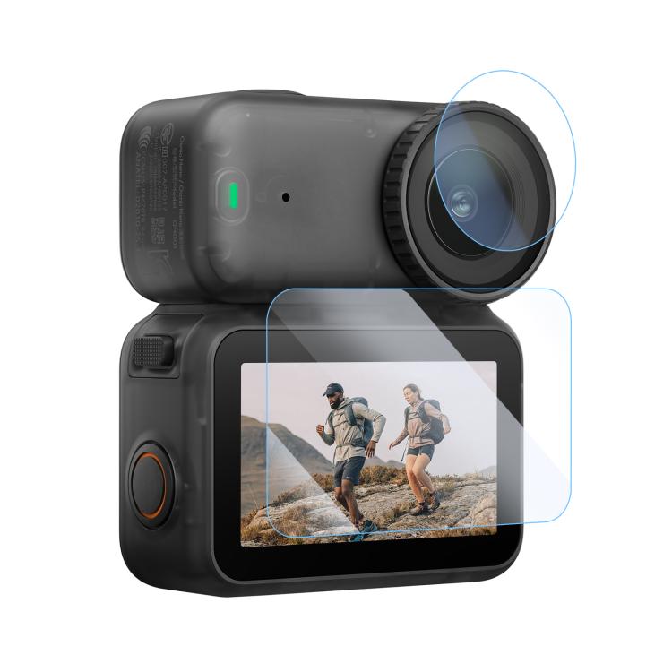 For DJI Osmo Nano PULUZ Tempered Glass Screen Film with Lens Hydrogel Film, For DJI Osmo Nano