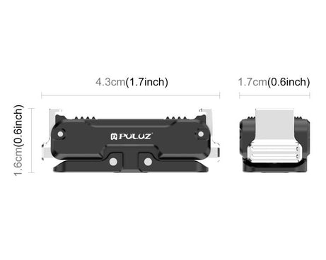 For DJI Osmo Nano PULUZ Magnetic Metal Quick Release Base Mount