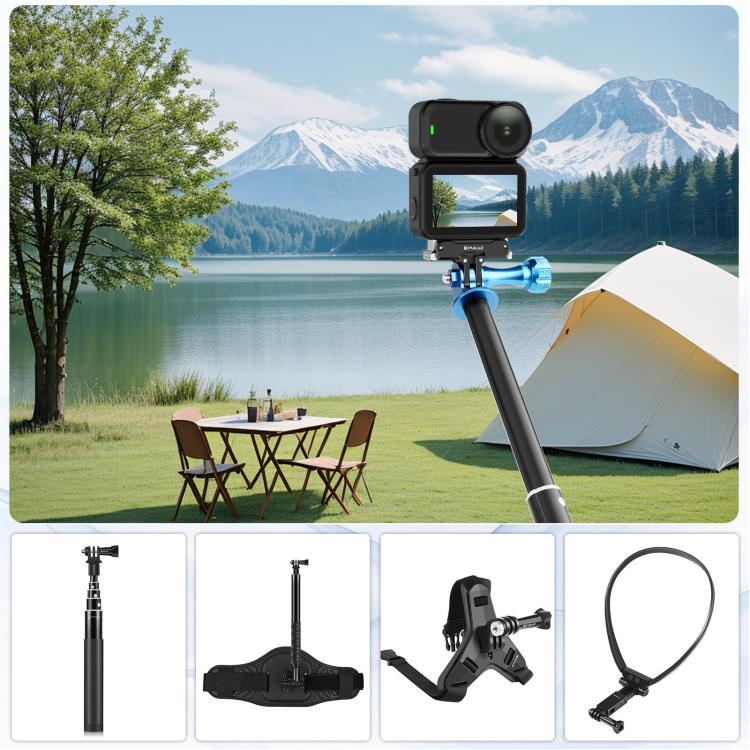 For DJI Osmo Nano PULUZ Magnetic Metal Quick Release Base Mount