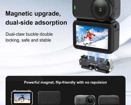 For DJI Osmo Nano PULUZ Magnetic Metal Quick Release Base Mount