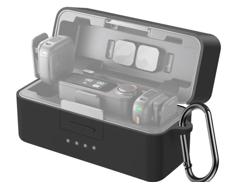 For DJI Mic 3 PULUZ Charging Case Silicone Scratch-proof Protective Cover