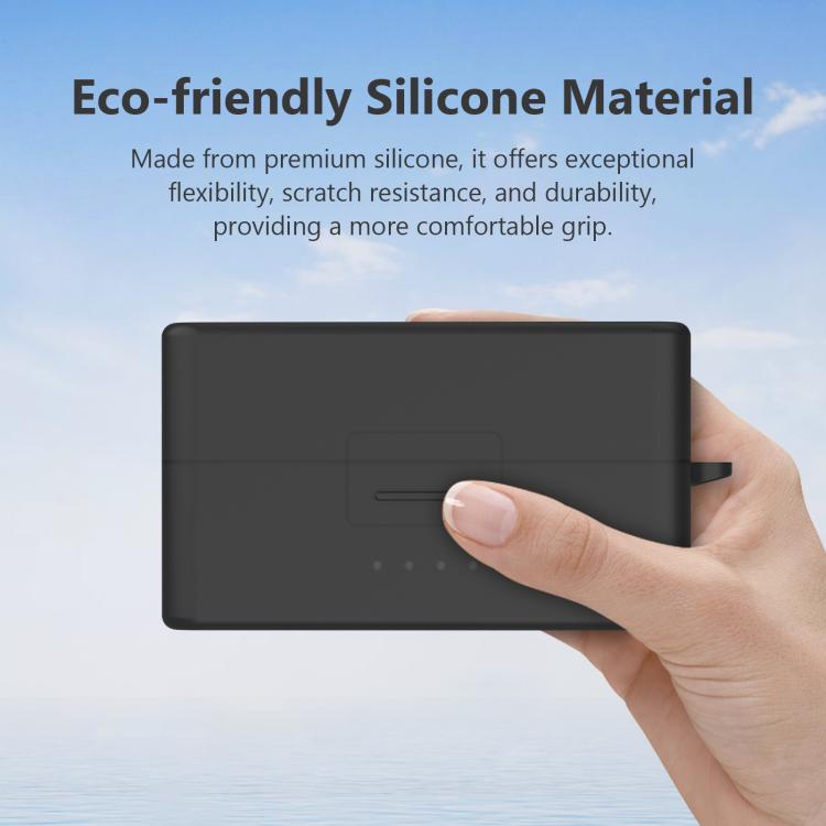 For DJI Mic 3 PULUZ Charging Case Silicone Scratch-proof Protective Cover