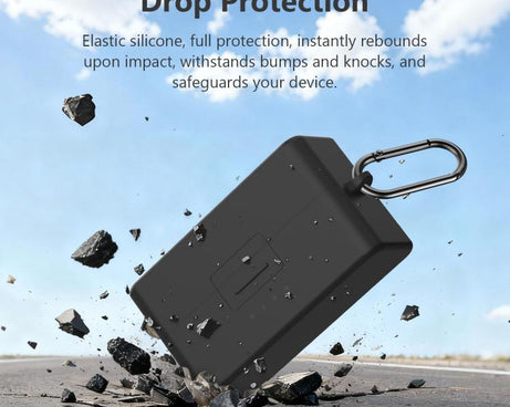 For DJI Mic 3 PULUZ Charging Case Silicone Scratch-proof Protective Cover