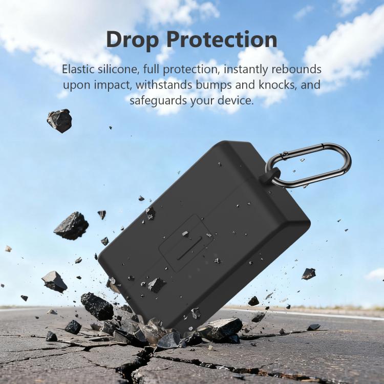For DJI Mic 3 PULUZ Charging Case Silicone Scratch-proof Protective Cover
