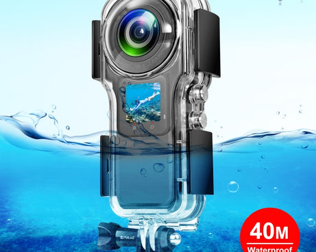 For Insta360 One RS 1-Inch 360 Edition PULUZ 40m Underwater Waterproof Housing Case