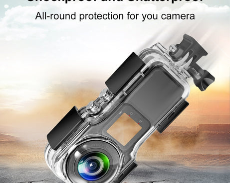 For Insta360 One RS 1-Inch 360 Edition PULUZ 40m Underwater Waterproof Housing Case