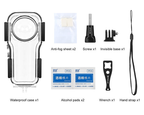 For Insta360 One RS 1-Inch 360 Edition PULUZ 40m Underwater Waterproof Housing Case