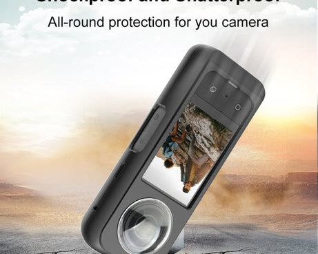 For Insta360 X3 PULUZ Metal Protective Cage Rig Housing Frame with Lens Protector