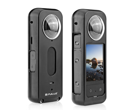 For Insta360 X3 PULUZ Metal Protective Cage Rig Housing Frame with Lens Protector