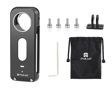 For Insta360 X3 PULUZ Metal Protective Cage Rig Housing Frame with Lens Protector