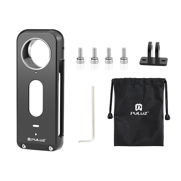 For Insta360 X3 PULUZ Metal Protective Cage Rig Housing Frame with Lens Protector