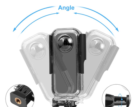 For Insta360 X3 PULUZ 30m Underwater Waterproof Housing Case