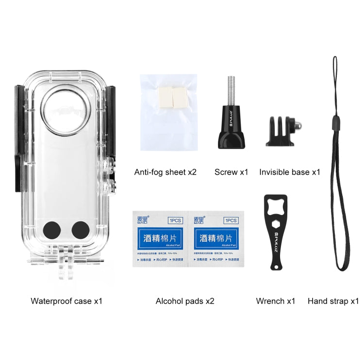 For Insta360 X3 PULUZ 30m Underwater Waterproof Housing Case
