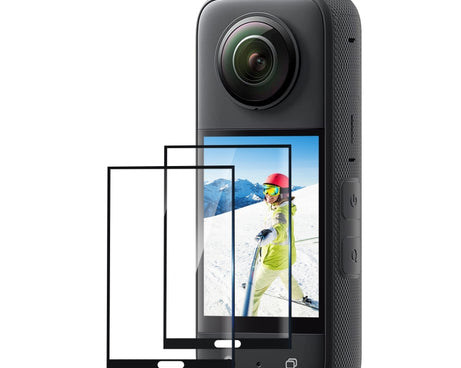 For Insta360 X3 PULUZ 2pcs Curved  HD Screen Film, For Insta360 X3