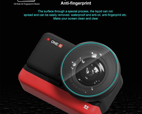 For Insta360 One RS PULUZ 3 in 1 Screen + 4K Lens + Leica Lens Tempered Glass Film