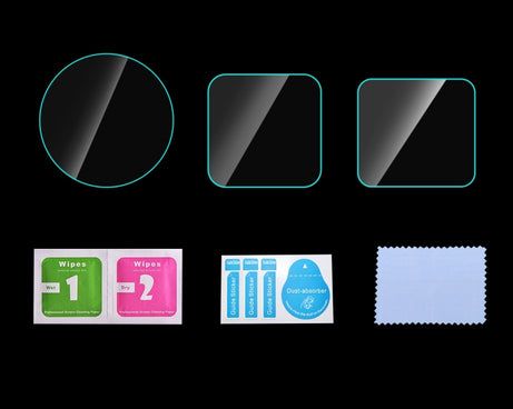 For Insta360 One RS PULUZ 3 in 1 Screen + 4K Lens + Leica Lens Tempered Glass Film