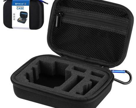 PULUZ Waterproof Carrying and Travel Case for GoPro, DJI Osmo Action and other Sport Cameras Accessories, Small Size: 16cm x 12cm x 7cm, US Stock Black, UK Stock Black, For GoPro, Size: 16cm x 12cm x 7cm