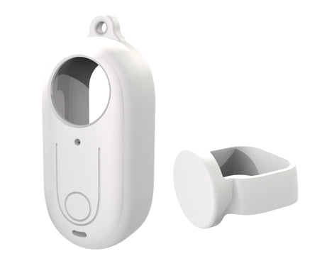 For Insta360 GO 3 PULUZ Camera Silicone Case with Lens  Cover, Silicone Case with Lens Cover (White), Silicone Case with Lens Cover (Black), Silicone Case with Lens Cover (Red)