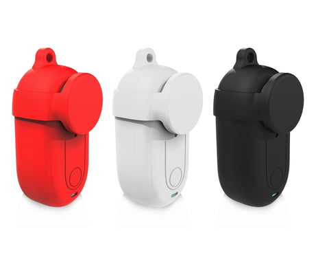 For Insta360 GO 3 PULUZ Camera Silicone Case with Lens  Cover, Silicone Case with Lens Cover (White), Silicone Case with Lens Cover (Black), Silicone Case with Lens Cover (Red)