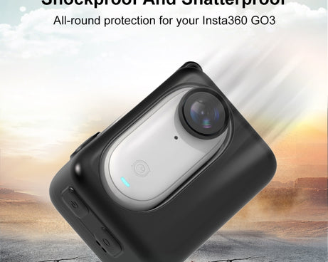 For Insta360 GO 3 PULUZ Camera Charging Case Silicone Case, Charging Case Case (Black), Charging Case Case (White)