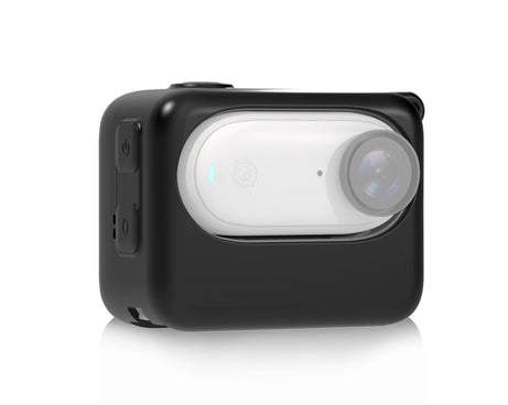 For Insta360 GO 3 PULUZ Camera Charging Case Silicone Case, Charging Case Case (Black), Charging Case Case (White)