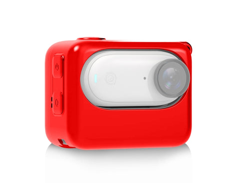 For Insta360 GO 3 PULUZ Camera Charging Case Silicone Case, Charging Case Case (Black), Charging Case Case (Red), Charging Case Case (White)