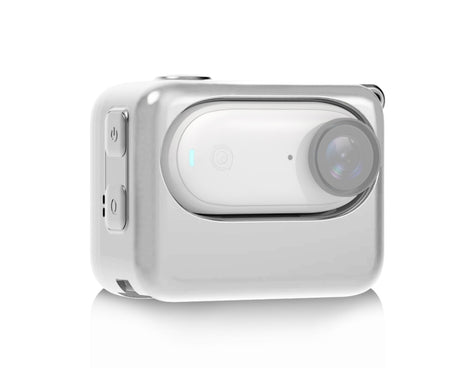 For Insta360 GO 3 PULUZ Camera Charging Case Silicone Case, Charging Case Case (Black), Charging Case Case (White)