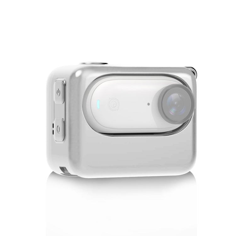 For Insta360 GO 3 PULUZ Camera Charging Case Silicone Case, Charging Case Case (Black), Charging Case Case (White)