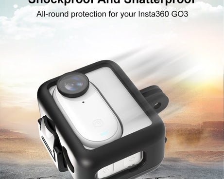 For Insta360 GO 3 PULUZ Camera Battery Case Plastic Protective Frame