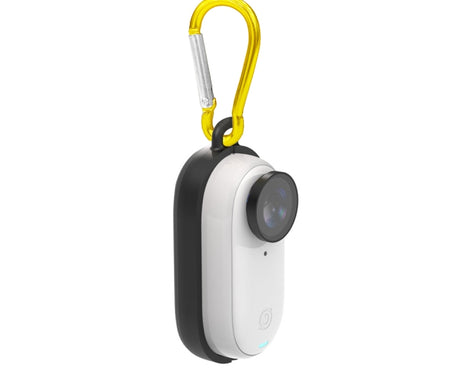 For Insta360 GO 3 PULUZ Body Magnetic Plastic Protective Frame Cage with Carabiner, Magnetic Frame with Carabiner
