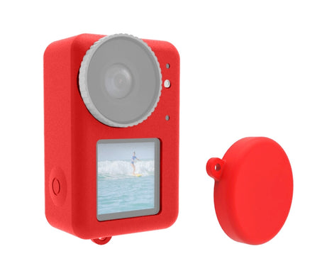 For DJI Osmo Action 4 / 3 PULUZ Silicone Protective Case with Lens Cap