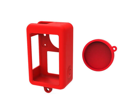 For DJI Osmo Action 4 / 3 PULUZ Silicone Protective Case with Lens Cap, For DJI Osmo Action 4 / 3