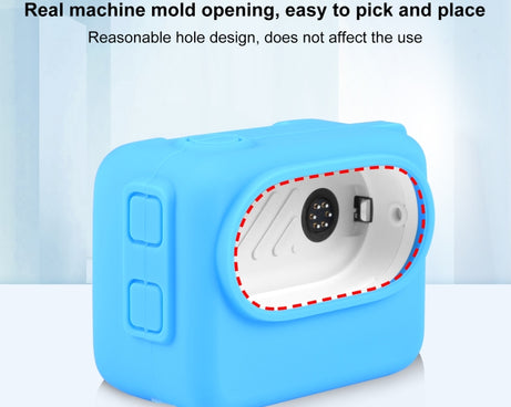 For Insta360 GO 3 PULUZ Camera Charging Case Silicone Case with Lens Cap & Strap