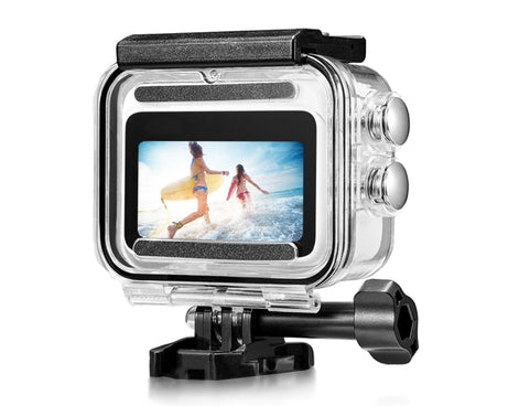 For Insta360 GO 3 PULUZ 60m Underwater Waterproof Housing Case with Base Adapter & Screw