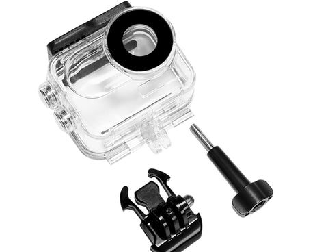 For Insta360 GO 3 PULUZ 60m Underwater Waterproof Housing Case with Base Adapter & Screw