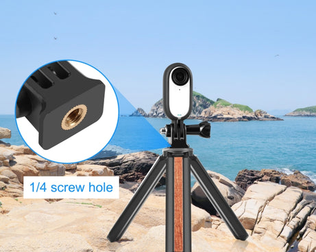 For Insta360 GO 3 PULUZ Body Plastic Protective Frame Cage with Screw & Adapter