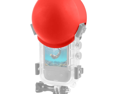 For Insta360 X3 PULUZ Invisible Dive Case Lens Guard Silicone Protective Cover, For Insta360 X4 / X3