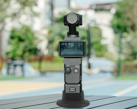 For DJI Osmo Pocket 3 PULUZ Silicone Dock Desktop Charging Base Bracket