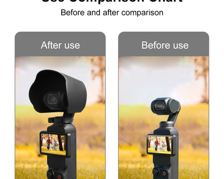 For DJI OSMO Pocket 3 Sunshade Lens Protective Cover Hood