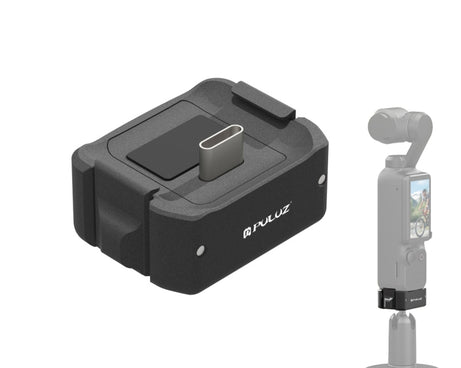 For DJI OSMO Pocket 3 PULUZ USB-C / Type-C Dock Desktop Charging Base Aluminum Alloy Bracket, Desktop Charging Base