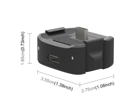 For DJI OSMO Pocket 3 PULUZ USB-C / Type-C Dock Desktop Charging Base Aluminum Alloy Bracket, Desktop Charging Base
