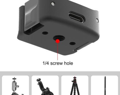 For DJI OSMO Pocket 3 PULUZ USB-C / Type-C Dock Desktop Charging Base Aluminum Alloy Bracket, Desktop Charging Base